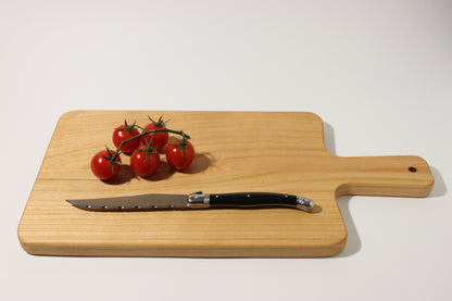 Schneidebrett 40cm x 20cm x 1.7cm mit Griff Kirschbaum