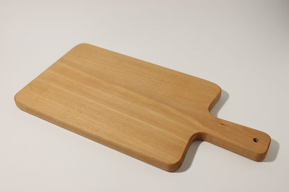 Schneidebrett 40cm x 20cm x 1.7cm mit Griff Buche